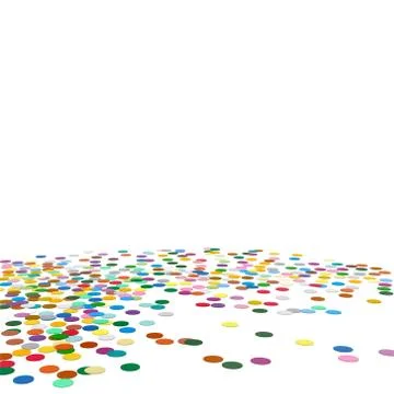 Confetti Background Template - Chads Backdrop Stock Illustration