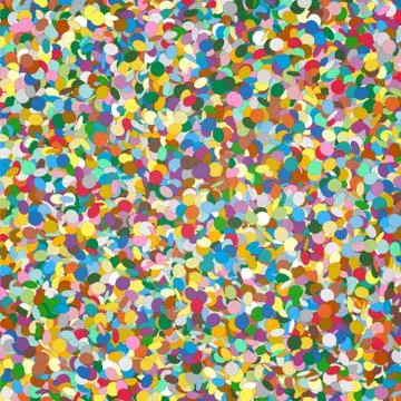 Confetti Background Template - Chads Backdrop Illustrazione stock