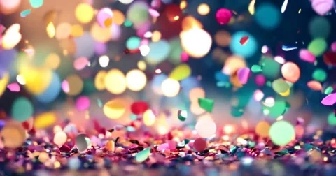 Confetti background video 10 Stock Footage 304434411