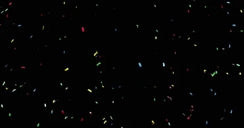 Confetti background for video overlay Stock Footage 169709958