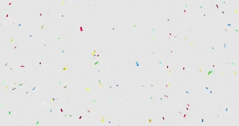 Confetti background for video overlay Video stock 169710531