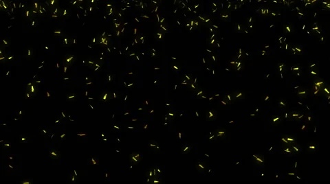 Confetti on Black, alpha matte.  Loop Stock Footage 58287298