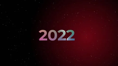 Confetti Blast 2021 to 2022 New Year Celebration Stock Footage 166863076