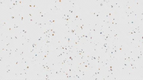 Confetti Blast Explosion Alpha Channel Background Stock Footage 245483805