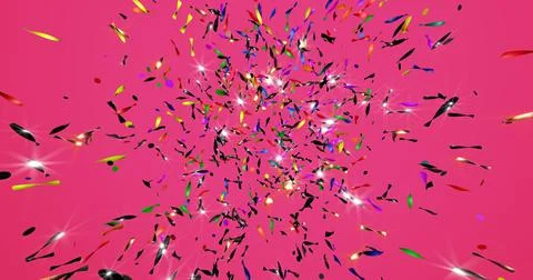 Confetti blast Stock Illustration