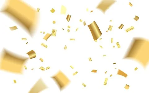 Confetti blur splash Stock Illustration