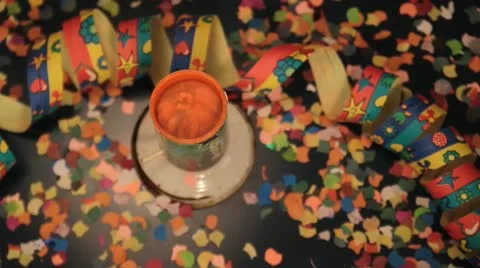 Confetti bomb - HD Stock Footage 22038531
