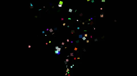 Confetti the bottom for Screen blending mode Stock-Footage 43103701