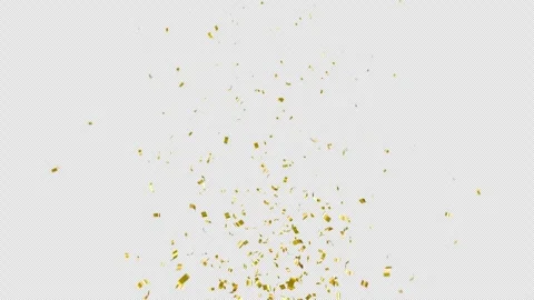 Confetti Burst Explosion Animation transparent alpha background. Stock Footage 337813715