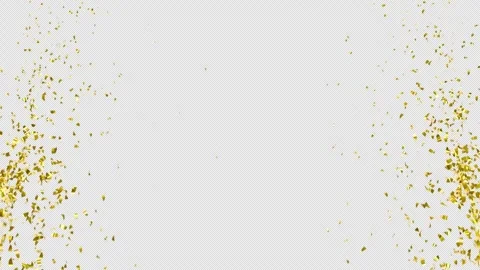 Confetti Burst Explosion Animation transparent alpha background. Stock Footage 337814734
