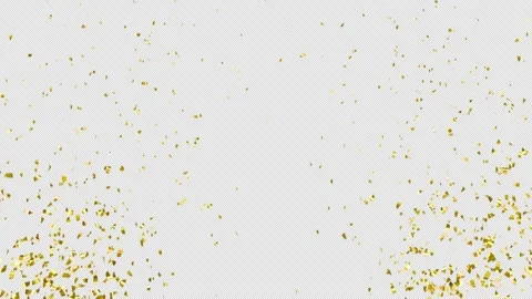 Confetti Burst Explosion Animation transparent alpha background. Stock Footage 337814923