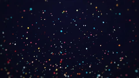 Confetti Burst, Falling Particles Background Stock Footage 144917363