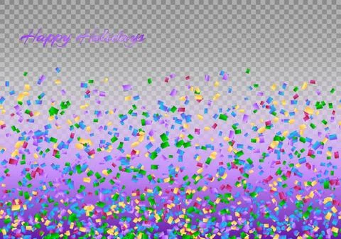Confetti carnival backdrop Illustrazione stock