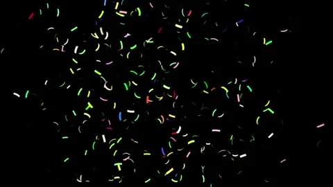 Confetti celebration falling background abstract colorful graphic Stock Footage 327522674