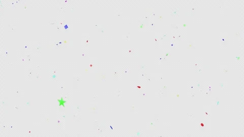 Confetti Colorful Falling Loop Stock Footage 259262501