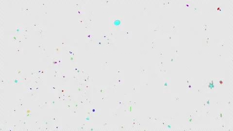Confetti Colourful Burst on Alpha 스톡 동영상 249144146