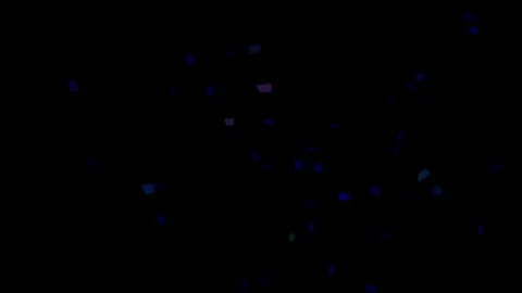 Confetti on dark background Christmas abstract decorations colourful sparkling Stock Footage 336445286