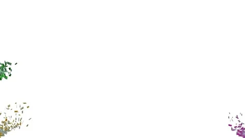 Confetti of dollar bills 動画素材 71170786