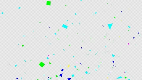 Confetti explosion animation alpha channel great for birthday party, event,.. Stock Footage 297064386