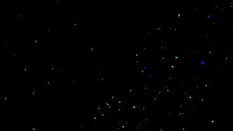 Confetti explosion animation on black background Stock Footage 297060905