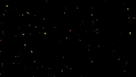 Confetti explosion animation on black background for celebrations Stock Footage 328305281
