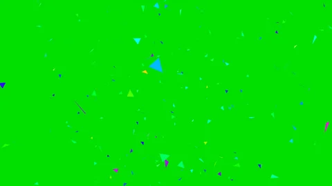 Confetti explosion animation on green screen great for birthday party, etc Stock Footage 297060944
