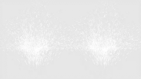 Confetti Explosion Burst Animation with Alpha Channel Transparency Overlay 스톡 동영상 340175472