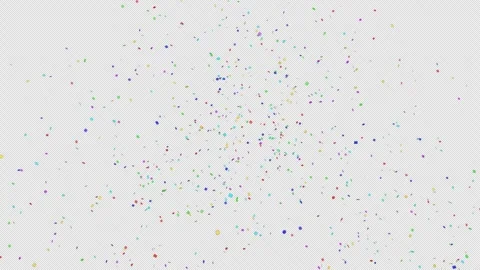 Confetti Explosion Colourful Stock Footage 301780448