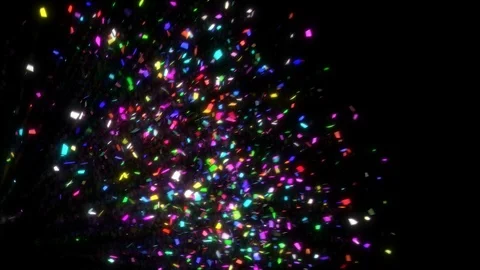 Confetti Explosion Stock Footage 98494096