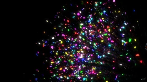 Confetti Explosion Stock Footage 98494099