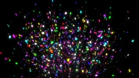 Confetti Explosion Stock Footage 98494111