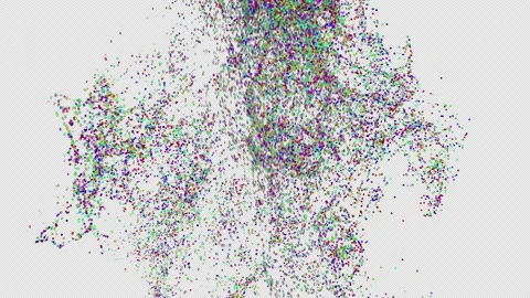 Confetti Explosion Stock Footage 155273160