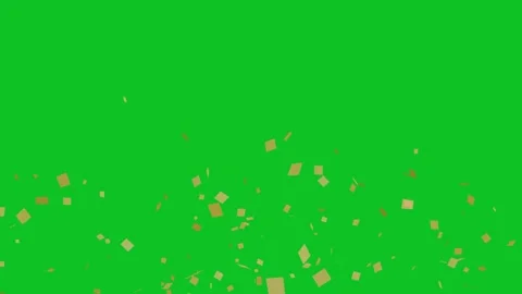Confetti Explosion Green Screen Colorful Celebration Burst Animation Stock Footage 343268346