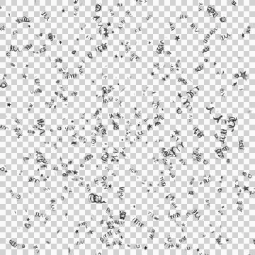 Confetti explosion Illustrazione stock