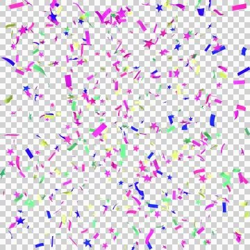Confetti explosion Illustrazione stock