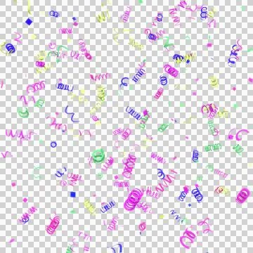 Confetti explosion Illustrazione stock
