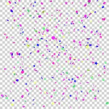 Confetti explosion Illustrazione stock