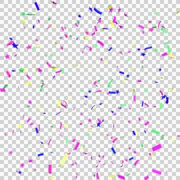 Confetti explosion Illustrazione stock