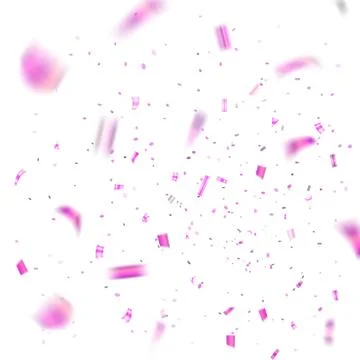 Confetti explosion isolated background Illustrazione stock