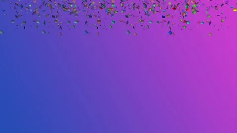 Confetti explosion multicolored for holiday, congratulation, party Stock Footage 121542780