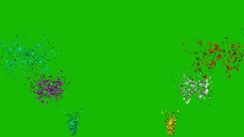 Confetti explosion multicolored for holiday, congratulation, party 스톡 동영상 121557576