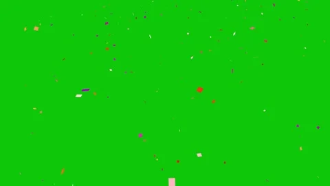 Confetti explosion with transparent background. Celebration Party Burst Effect Stock Footage 316724340