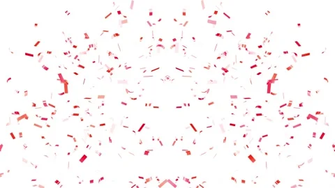 Confetti explosion with transparent background. Celebration Party Burst Effect Stock Footage 316724362