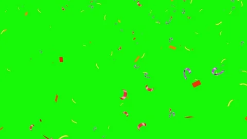Confetti explosion with transparent background. Celebration Party Burst Effect Stock Footage 316725694