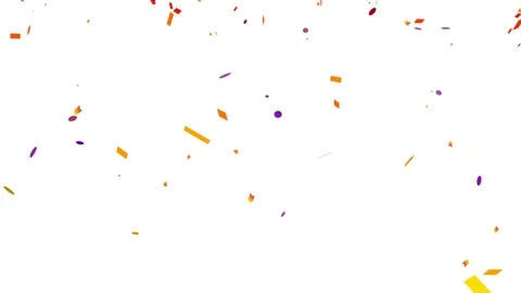 Confetti explosion with transparent background. Celebration Party Burst Effect Stock Footage 316725713