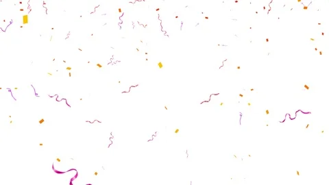 Confetti explosion with transparent background. Celebration Party Burst Effect Stock Footage 316725766