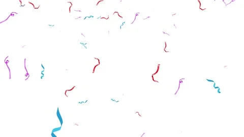 Confetti explosion with transparent background. Celebration Party Burst Effect Stock Footage 316725769