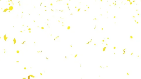 Confetti explosion with transparent background. Celebration Party Burst Effect Stock Footage 316725773