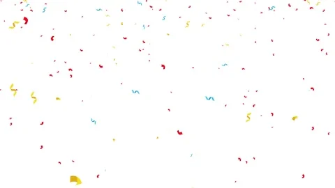 Confetti explosion with transparent background. Celebration Party Burst Effect Stock Footage 316725779