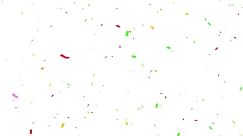 Confetti explosion with transparent background. Celebration Party Burst Effect Stock Footage 316725807